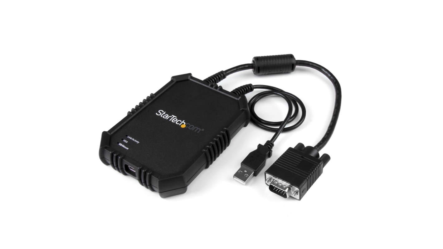 Startech KVM-Switch 1-Port 1 Videoausgänge VGA 1 Displays USB Kein Audio 88 x 115 x 22mm