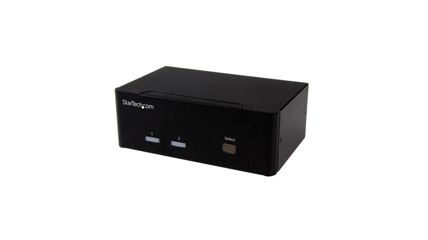 Przełącznik KVM 3.5 mm Stereo SV231DVGAU2A, 2-portowy USB 2 2, StarTech.com VGA