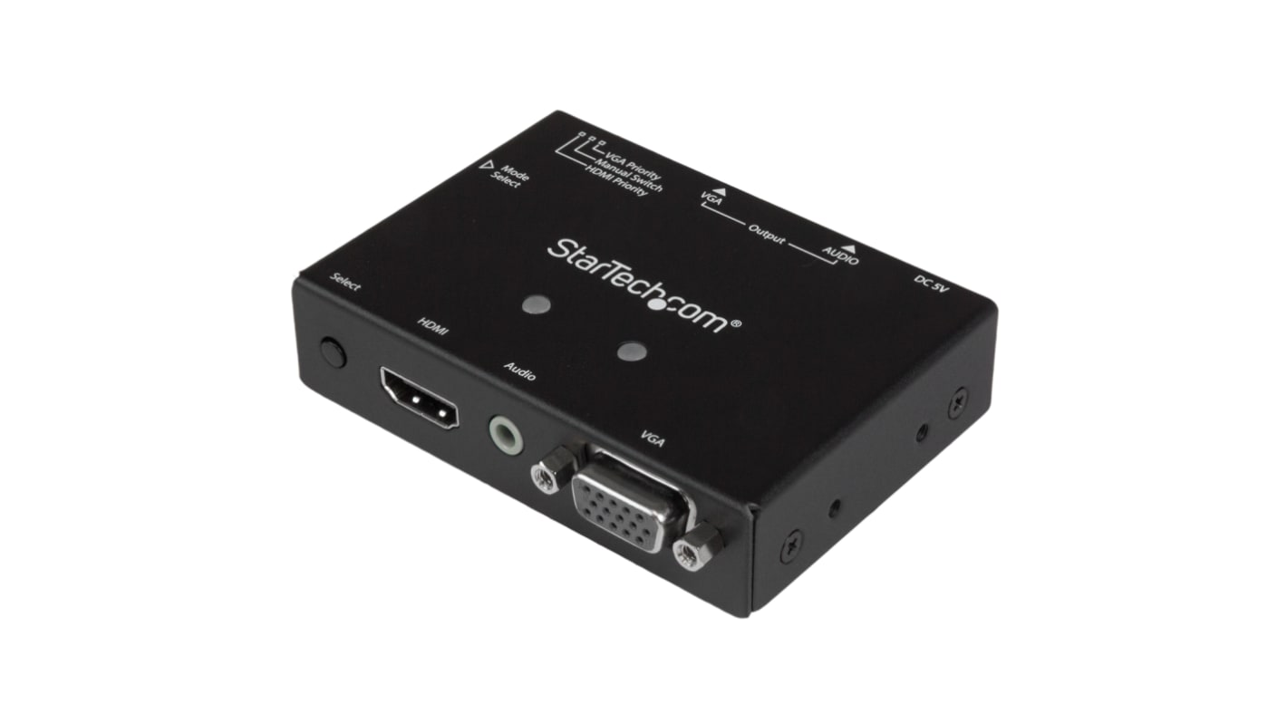 StarTech.com 2 Port 2 Input 1 Output HDMI, VGA Switch 1920 x 1200