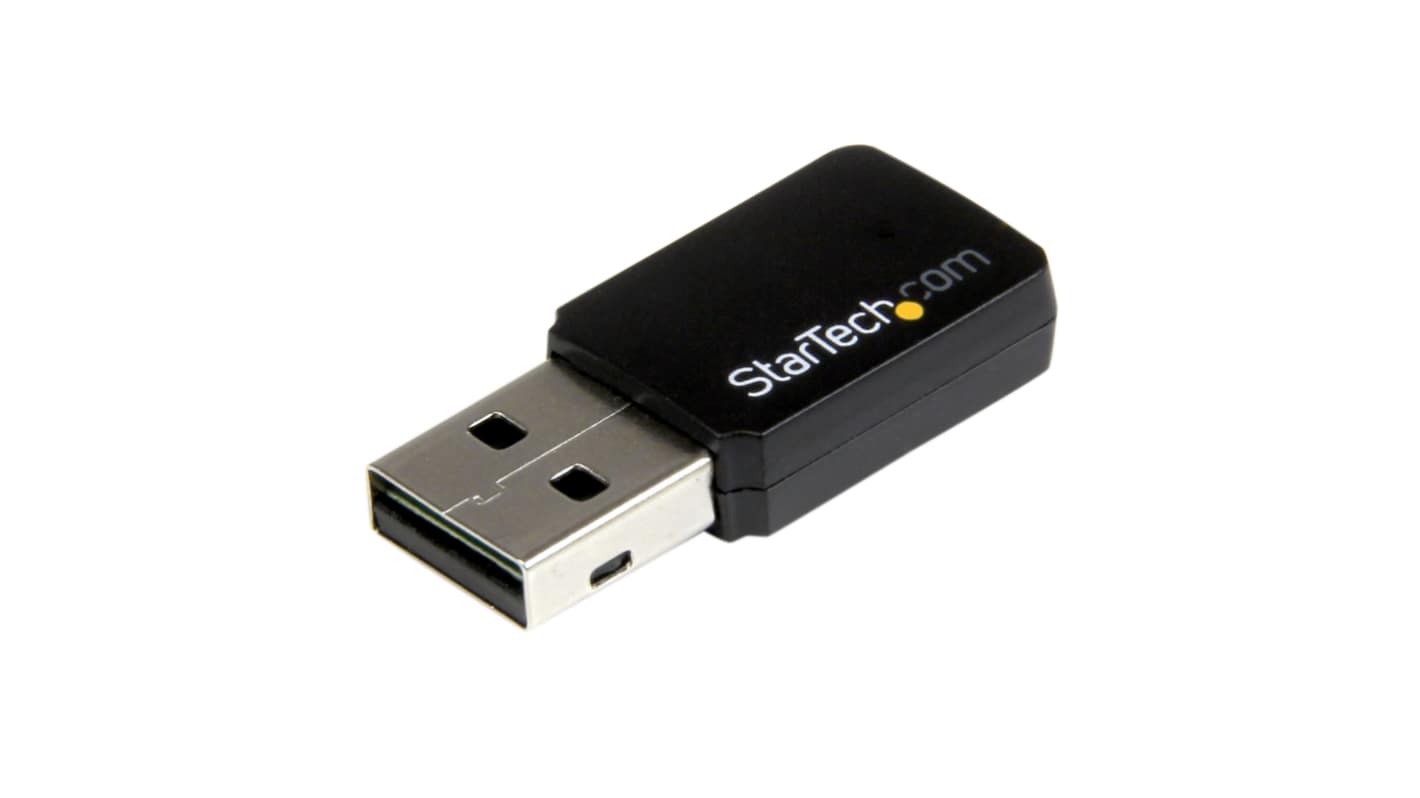 StarTech.com WLAN-Adapter USB 2.0 WiFi 2.4GHz AC600 802.11a, 802.11ac, 802.11b, 802.11g, 802.11n, 433Mbit/s