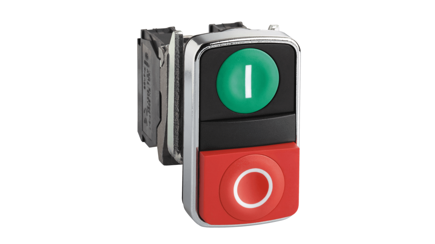 XB4BL73415 | Schneider Electric Harmony XB4 Series Push Button, Panel ...