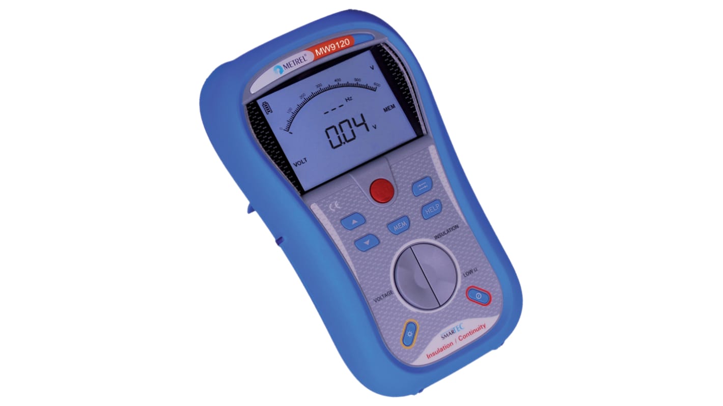 Metrel MI 3121 Insulation Tester, 50V dc Min, 1000V dc Max, 30GΩ Max, CAT III 600 V, CAT IV 300 V