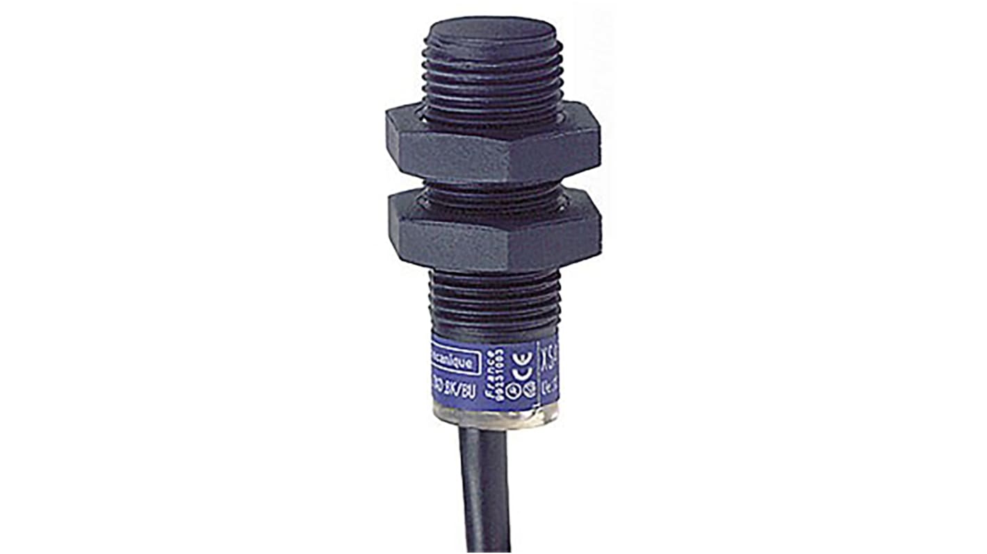 Sensor de proximidad Telemecanique Sensors, M12 x 1, alcance 4 mm, salida PNP, 12 → 24 V dc, IP68, 5kHz