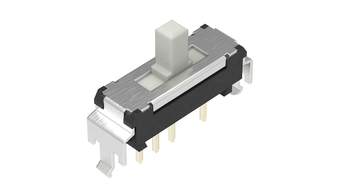 Alps Alpine Through Hole Slide Switch DP3T Latching 100 mA Slide