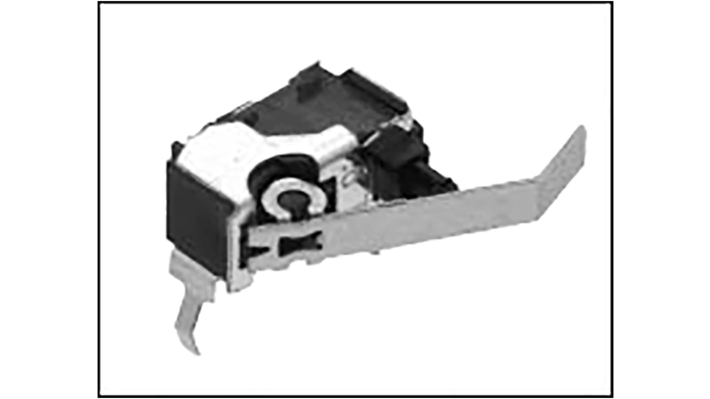 Alps Alpine Mikroschalter PCB-Montage Hebel, 1-poliger Ein-/Ausschalter, 100 mA