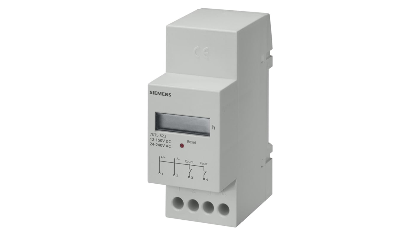 Siemens SENTRON Counter Counter, 7 Digit, 50Hz, 12 → 150 V dc, 24 → 240 V ac