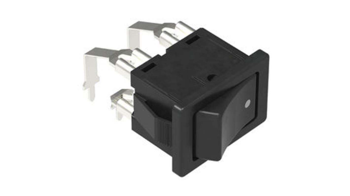 Alps Electric DPST, Latching Rocker Switch Panel Mount