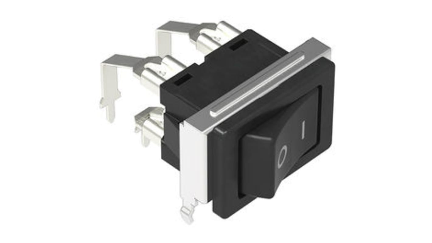 SDDJE30400 | Alps Alpine DPST, Latching Rocker Switch Panel Mount | RS