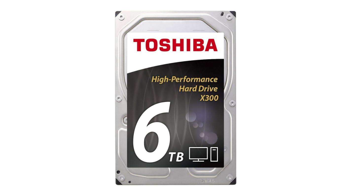 Toshiba X300 Intern Interne Festplatte SATA I, 6 TB, HDD