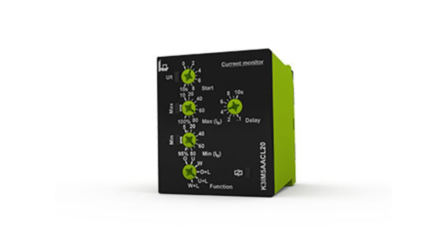 Tele Current Monitoring Relay, 1 Phase, DPDT, DIN Rail