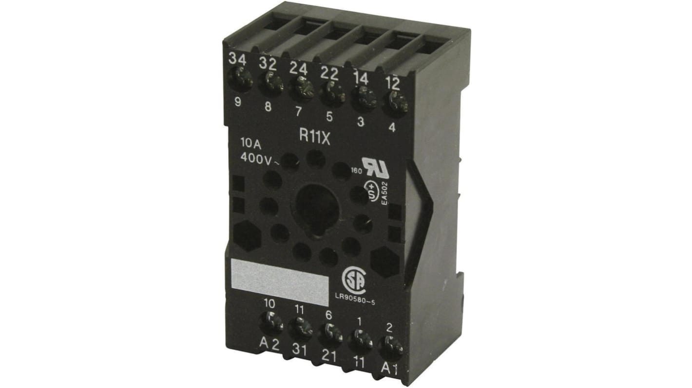 Tele Socket For Use With RT Series Industrial Relay