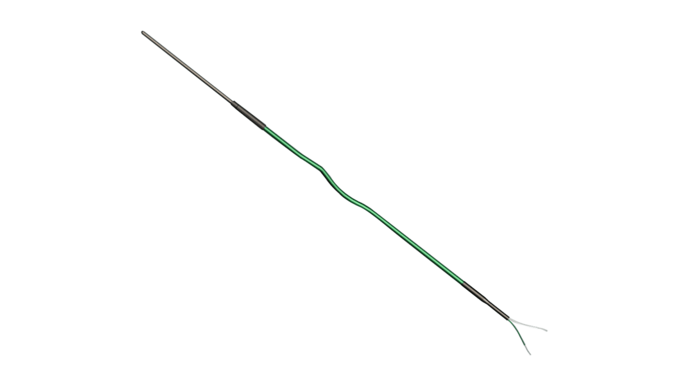 Correge Type K Thermocouple 1m Length, 1.5mm Diameter → +1200°C