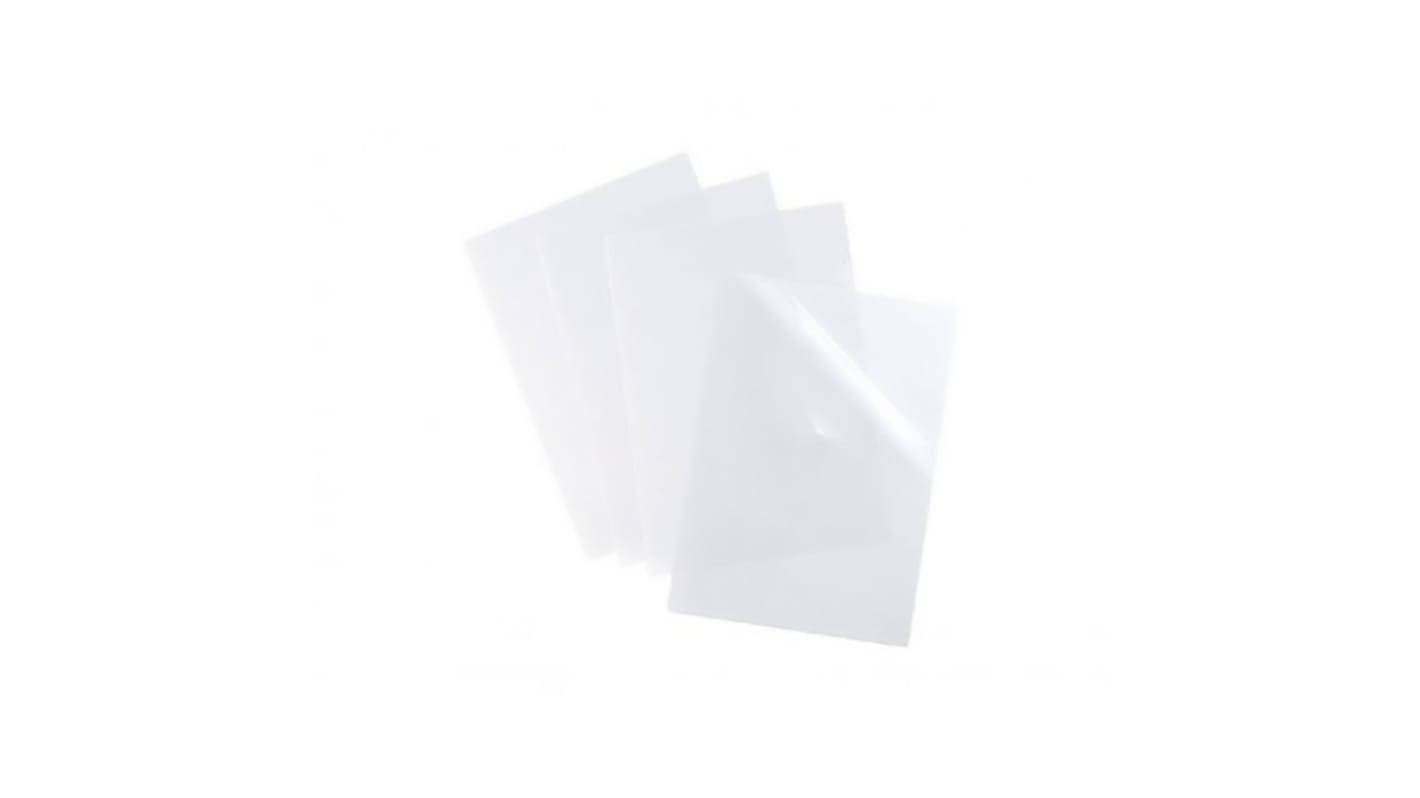 FOLDER PVC A4 200u glass clear / box 100