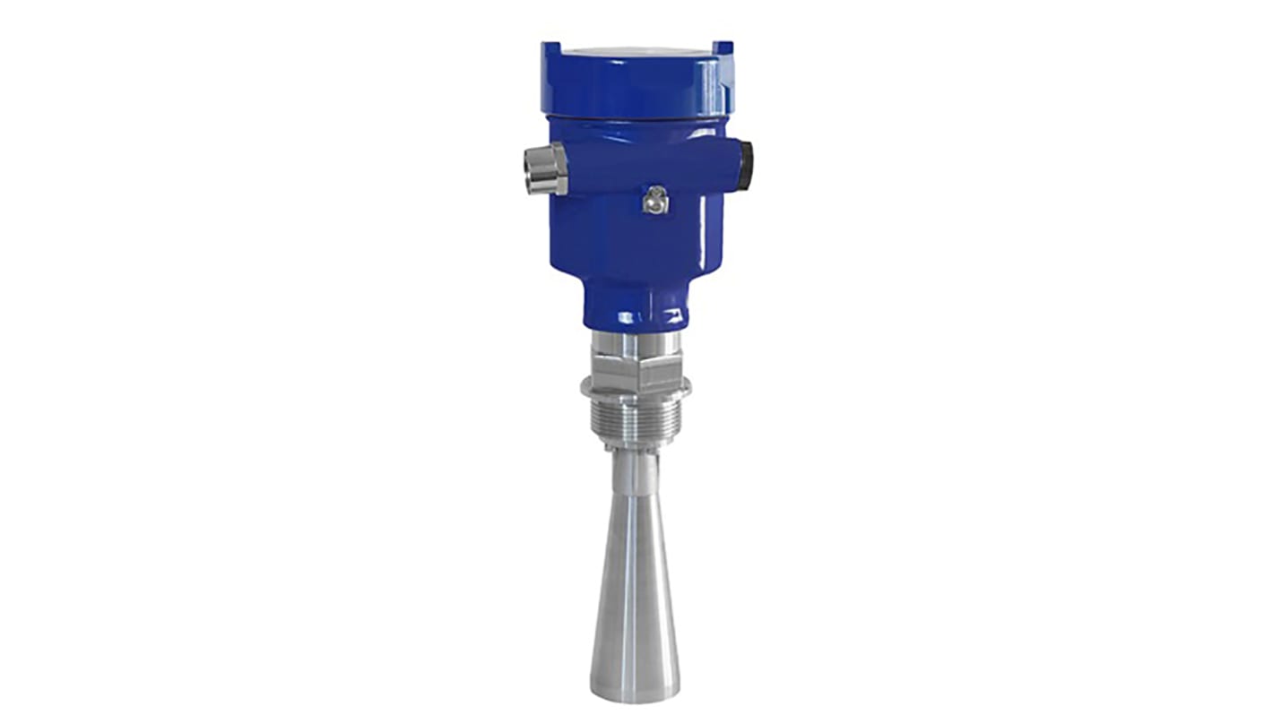 Flowline LR15 Series Pulse Radar Level Transmitter Level Radar, Flange Mount, Aluminium Body