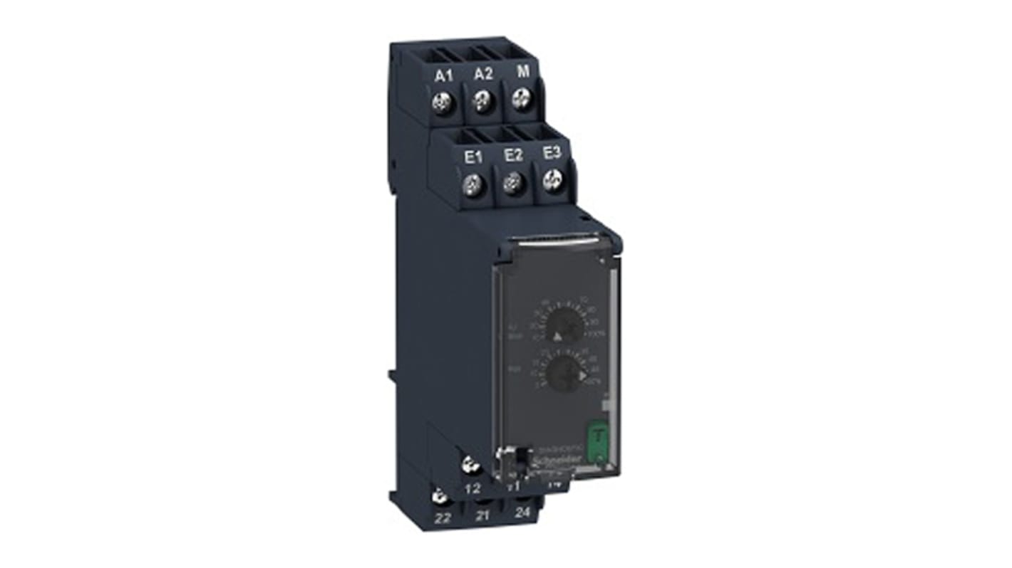 Schneider Electric Phase, Voltage Monitoring Relay, 3 Phase, DPDT, 200 → 240V ac, DIN Rail