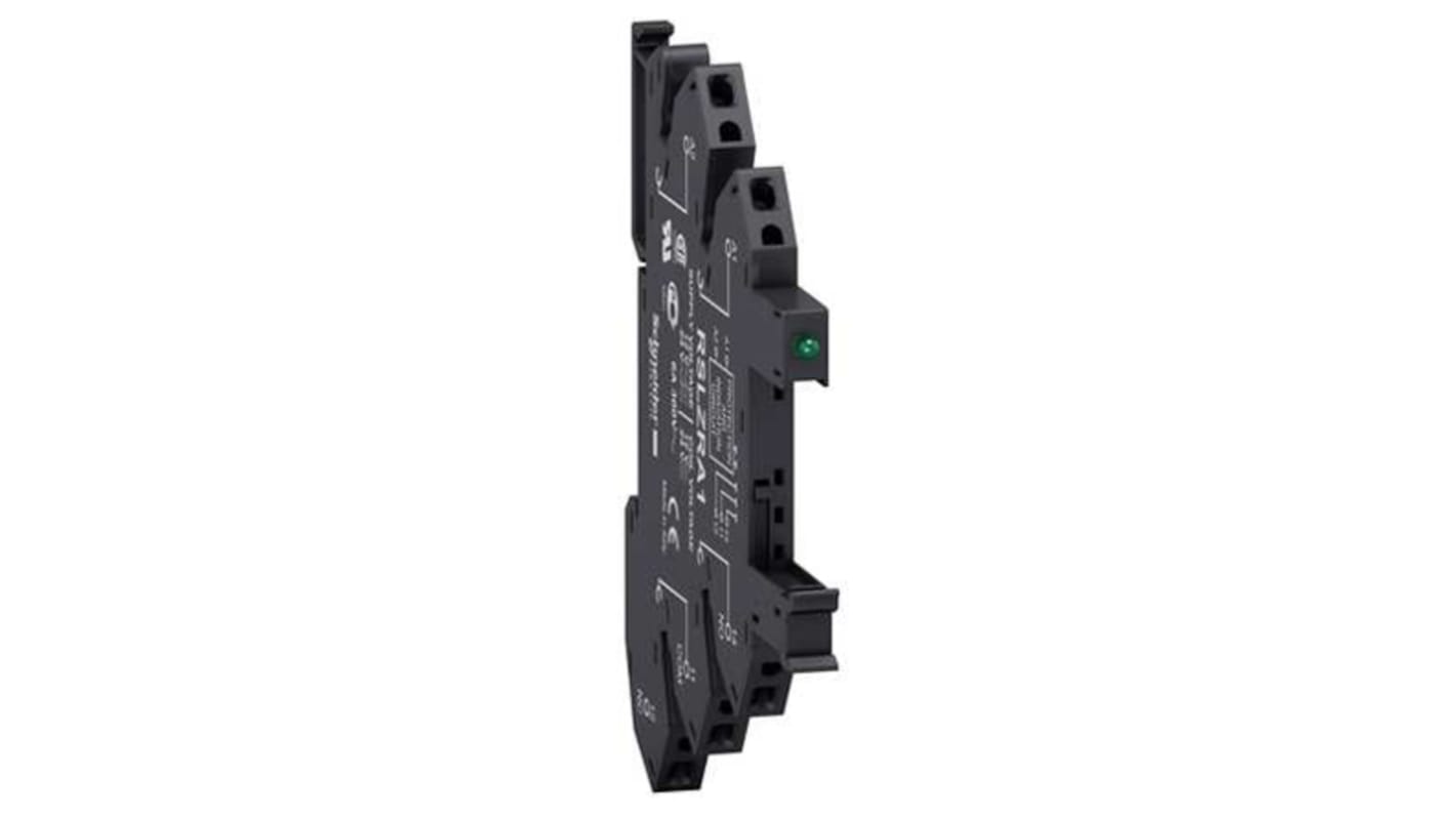 Schneider Electric RSLZ 5 Pin 300V ac DIN Rail Relay Socket, for use with Plug-In Relay RSL (1CO) Series