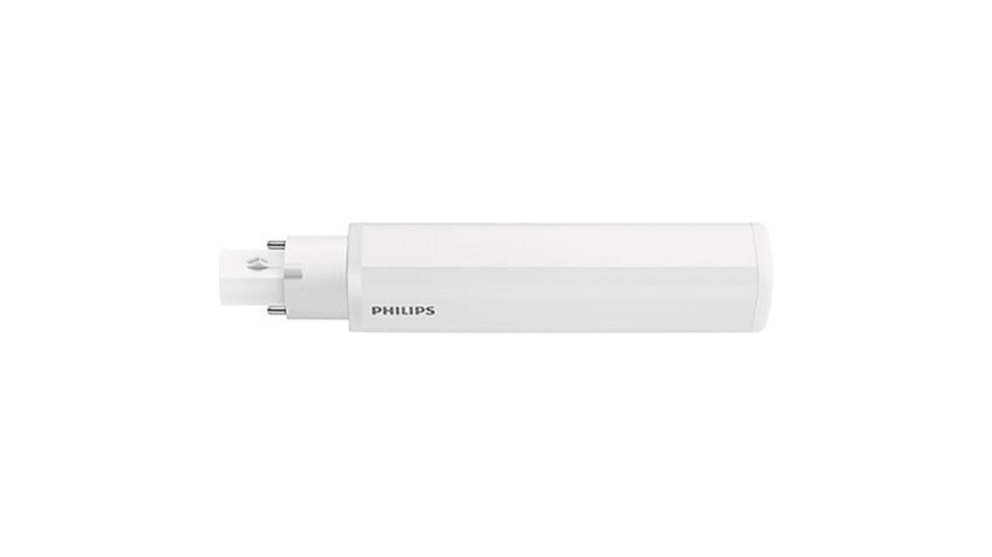 Lámpara LED PL, forma lineal Philips, 240 V, 8,5 W, casquillo G24d-3, Blanco, 4000K, 950 lm, 30000h