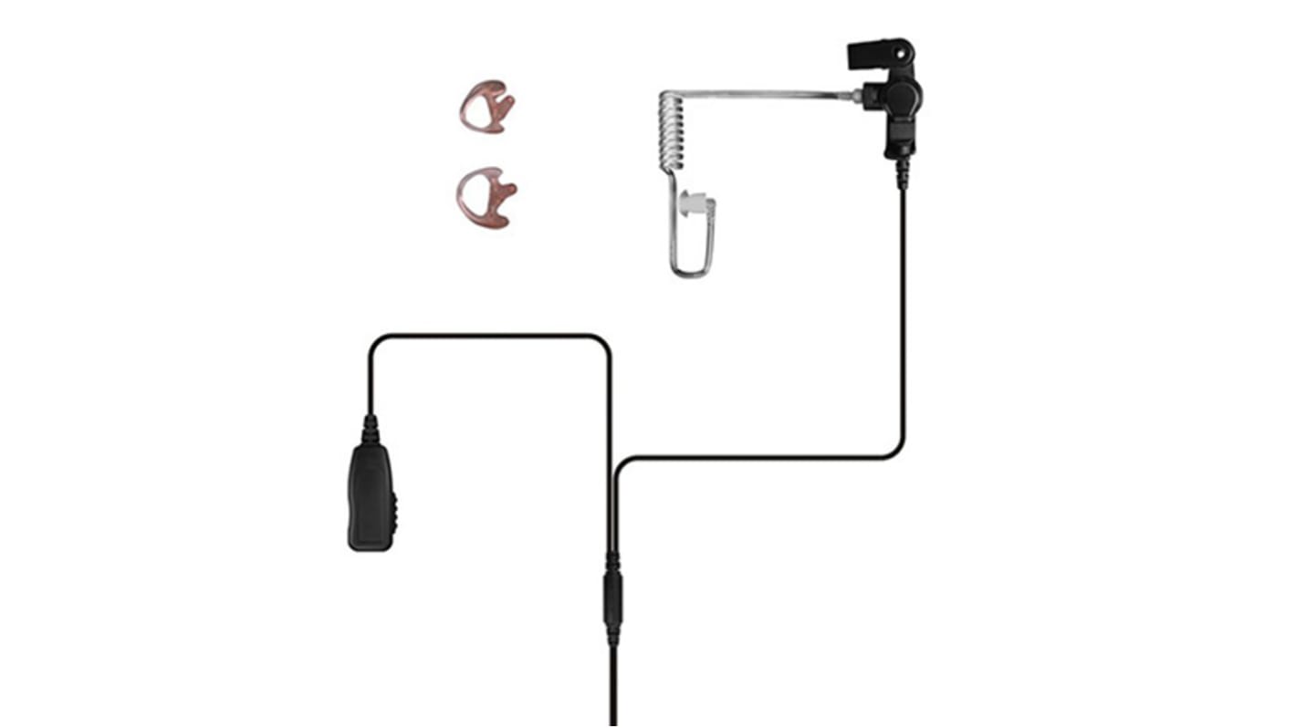 Two Wire Earpiece inc Mic & PTT for TLKR