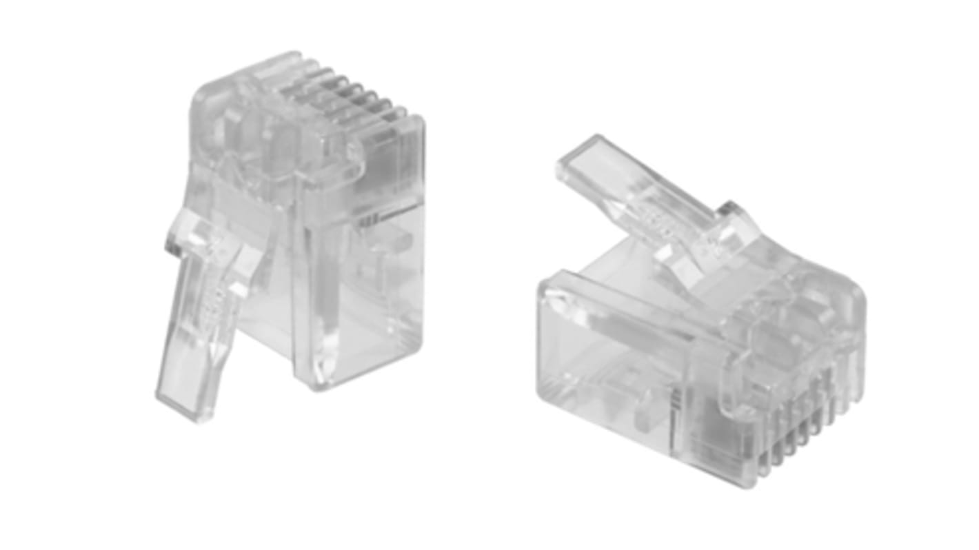 Conector macho RJ11 Macho COMMSCOPE, de 6 vías, no apantallado