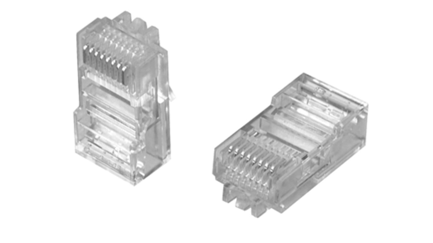 COMMSCOPE RJ45 moduláris dugasz (Moduláris dugasz) 8 utas Cat5, Egyenes, Férfi