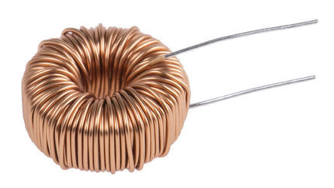 Wurth 470 μH ±20% Iron Powder Toroidal Inductor, 1.6A Idc, 225mΩ Rdc, WE-FI