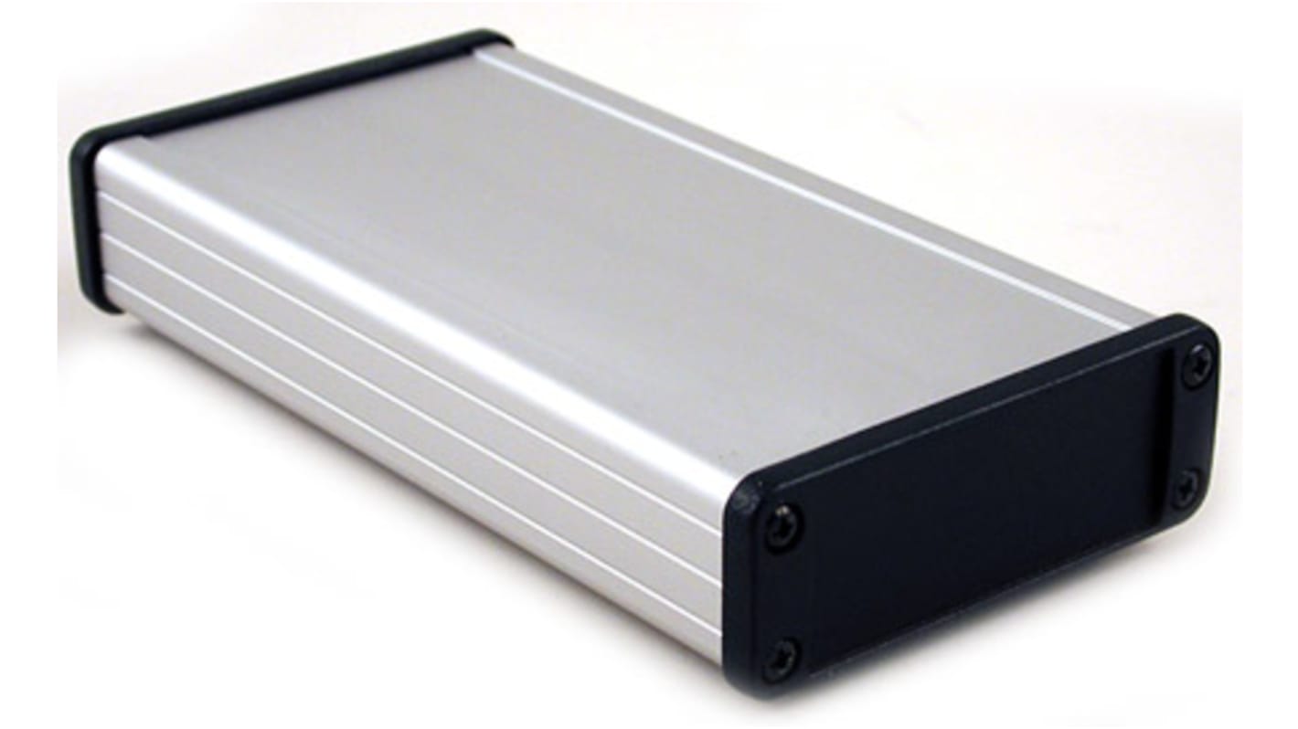 Caja Hammond de Aluminio Plateado, 87 x 171.2 x 31.4mm