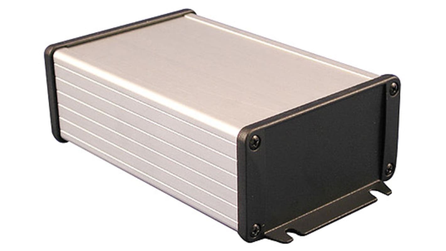 Caja Hammond de Aluminio Anodizado de plata, 58.61 x 108 x 191mm, IP65