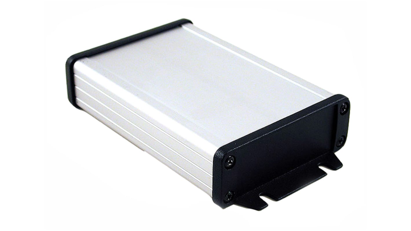 Hammond 1457 Series Clear Aluminium Enclosure, IP65, 31.5 x 87 x 152.1mm