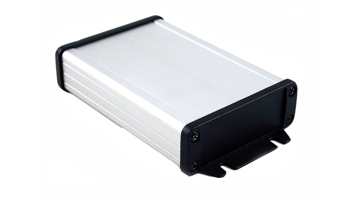 Hammond 1457 Series Silver Aluminium Enclosure, IP54, 31.5 x 87 x 152.1mm