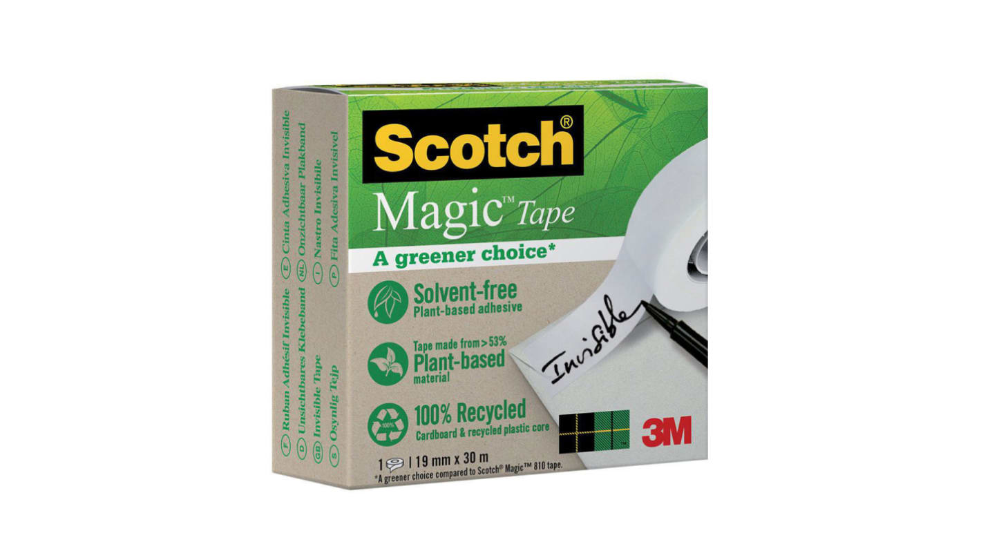 Nastro per ufficio Trasparente 3M Magic Tape, 19mm x 30m