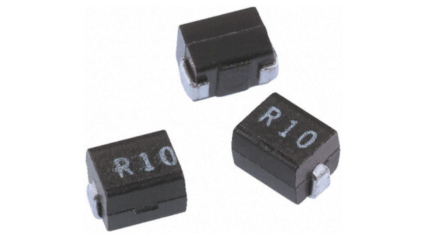 Wurth, WE-GF, 1812 (4532M) Shielded Wire-wound SMD Inductor with a Ferrite Core, 10 μH ±10% Wire-Wound 250mA Idc Q:50