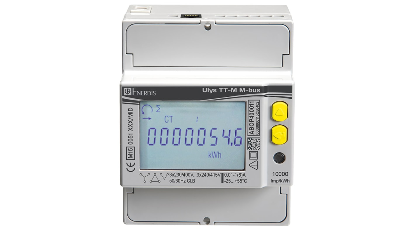 Chauvin Arnoux Energy ULYS Energiemessgerät LCD , 8-stellig / 3-phasig, Impulsausgang