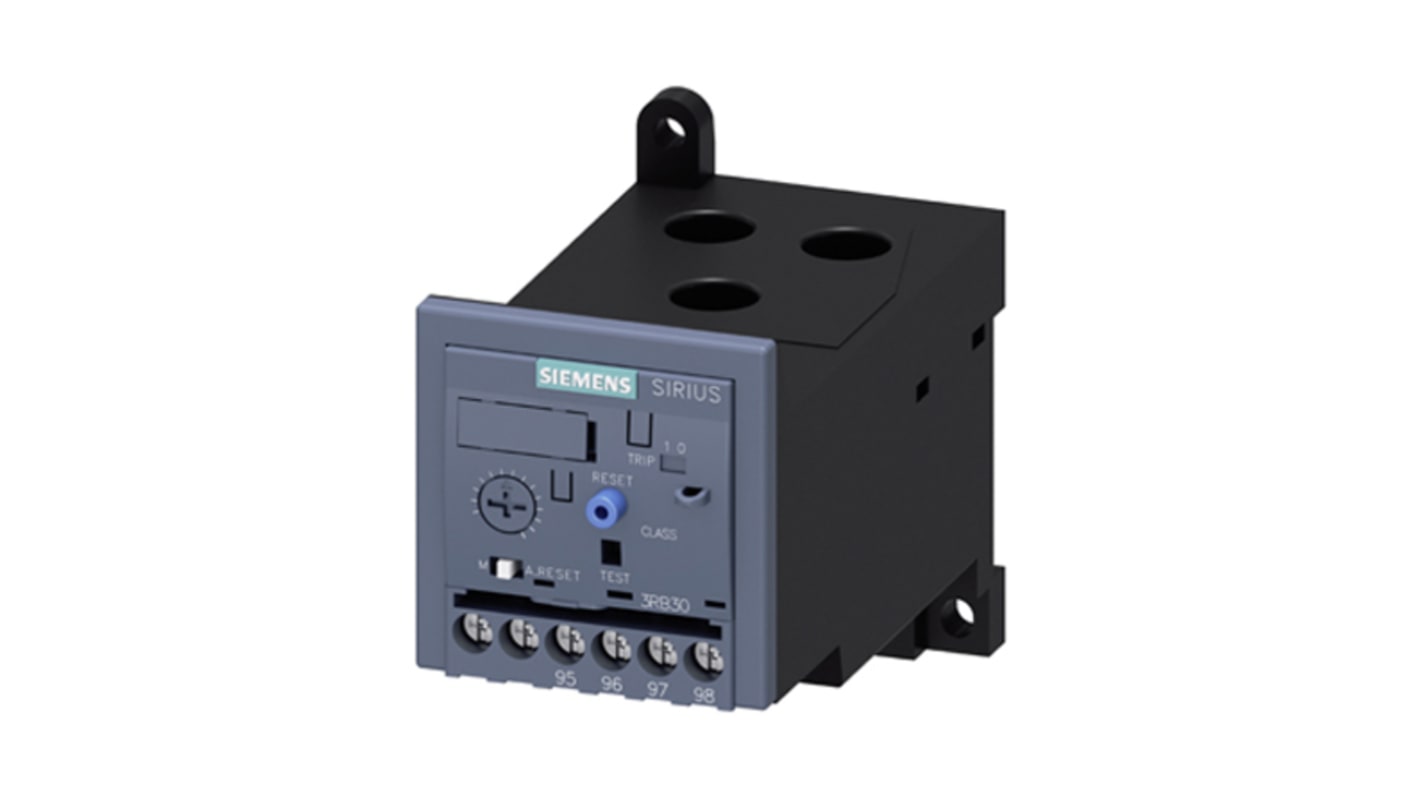 Siemens 3RB Overload Relay 1NO/1NC, 50 A F.L.C, 4 A Contact Rating, 0.1 W, 3P, Sirius Innovation