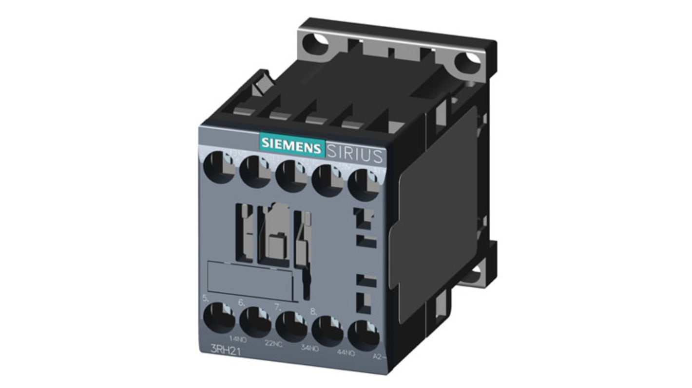 Siemens 3RH2 Series Contactor, 10 A, 3NO + 1NC, 690 V ac