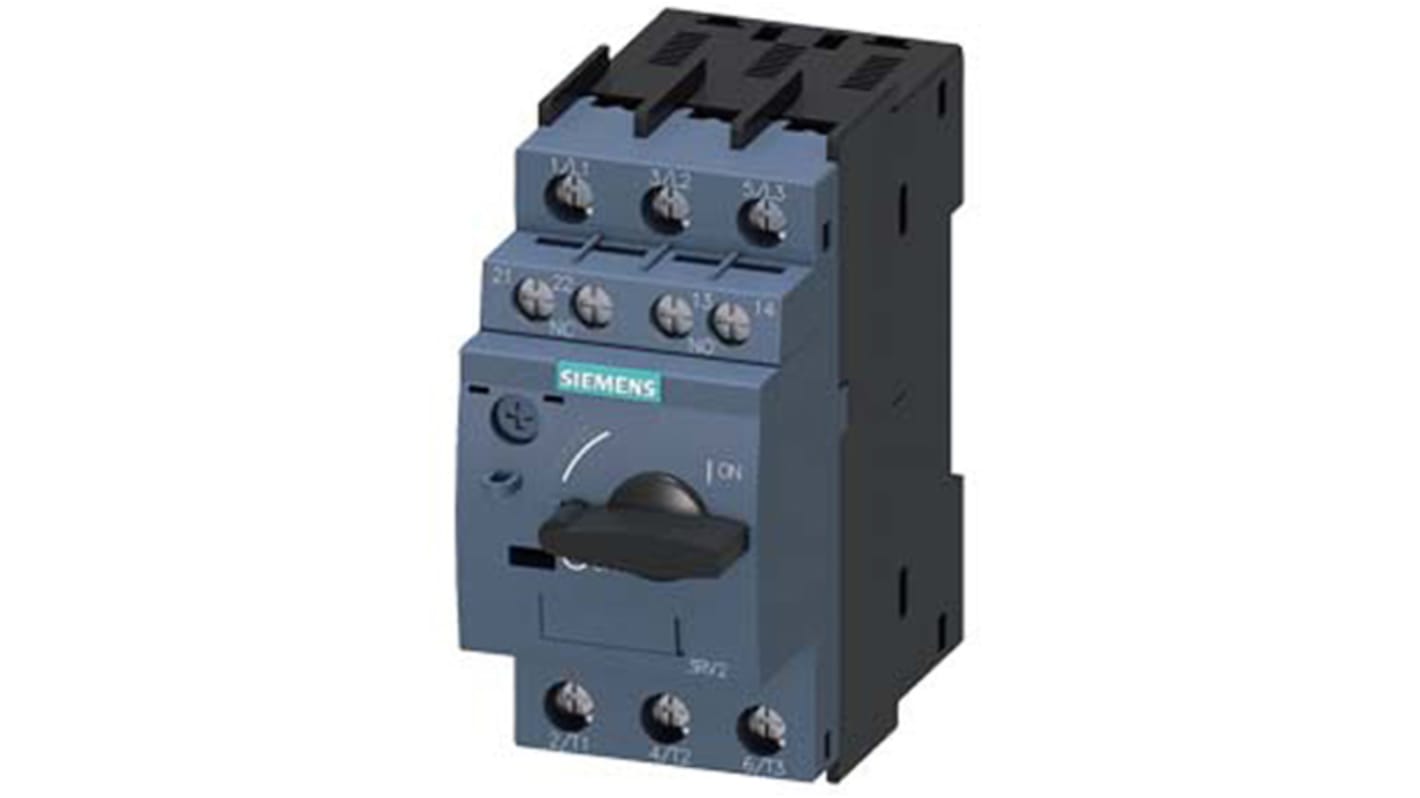 Interruttore automatico del motore Siemens, protezione SZ S00, 690 V, 2,8 → 4 A SIRIUS