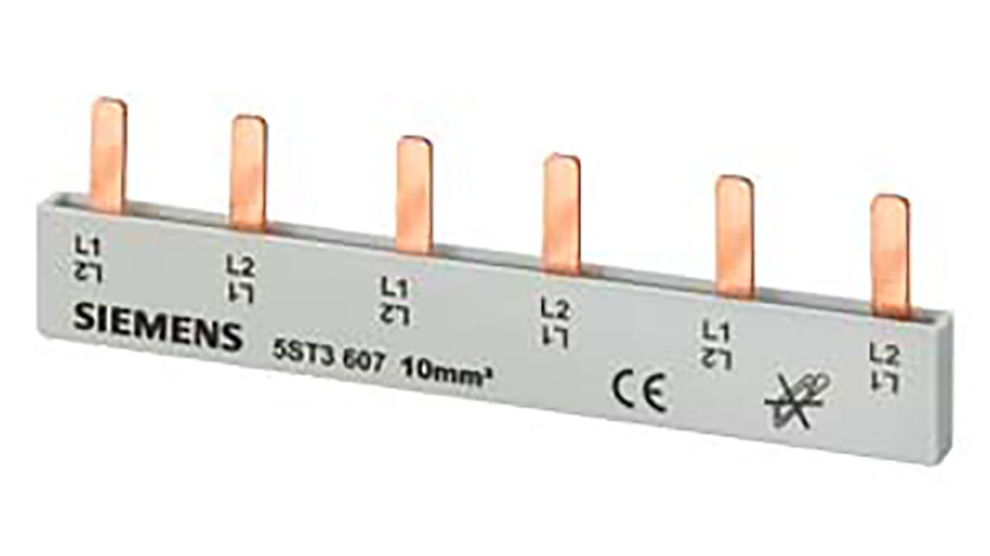 Barra di distribuzione 2 Siemens, passo 18mm SENTRON