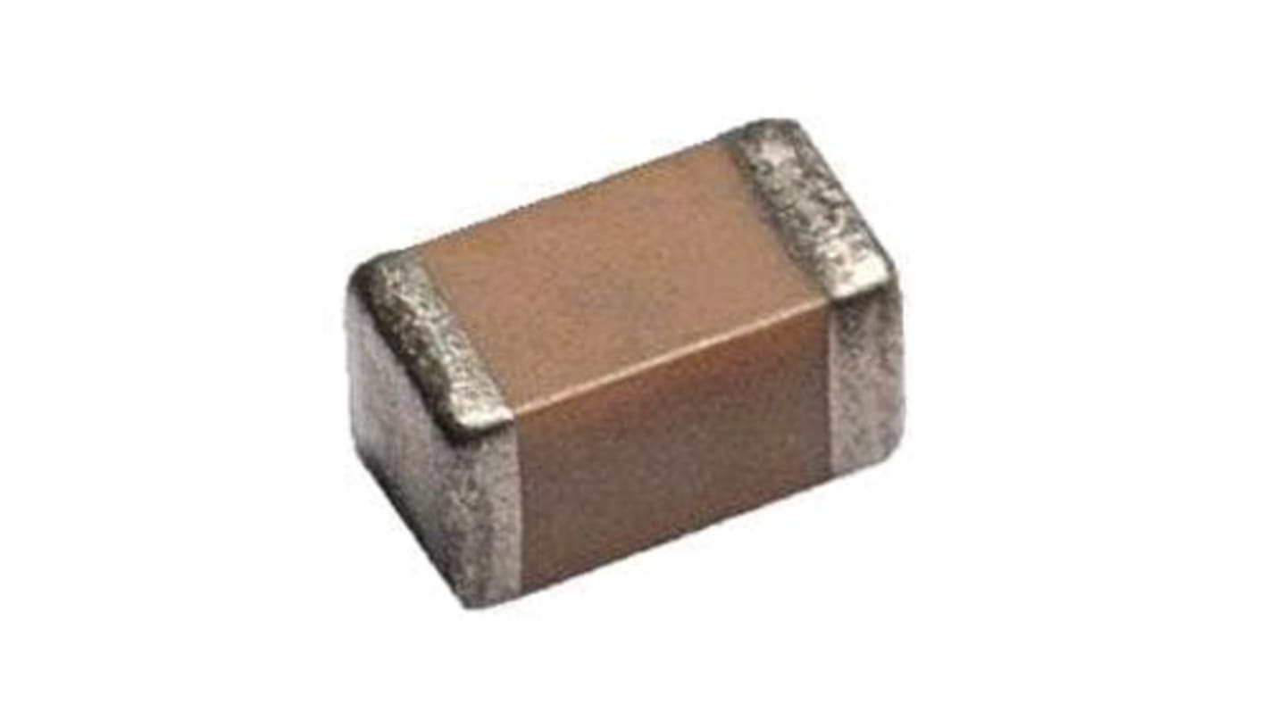 KYOCERA AVX 15pF Multilayer Ceramic Capacitor MLCC, 50V dc V, ±5% , SMD