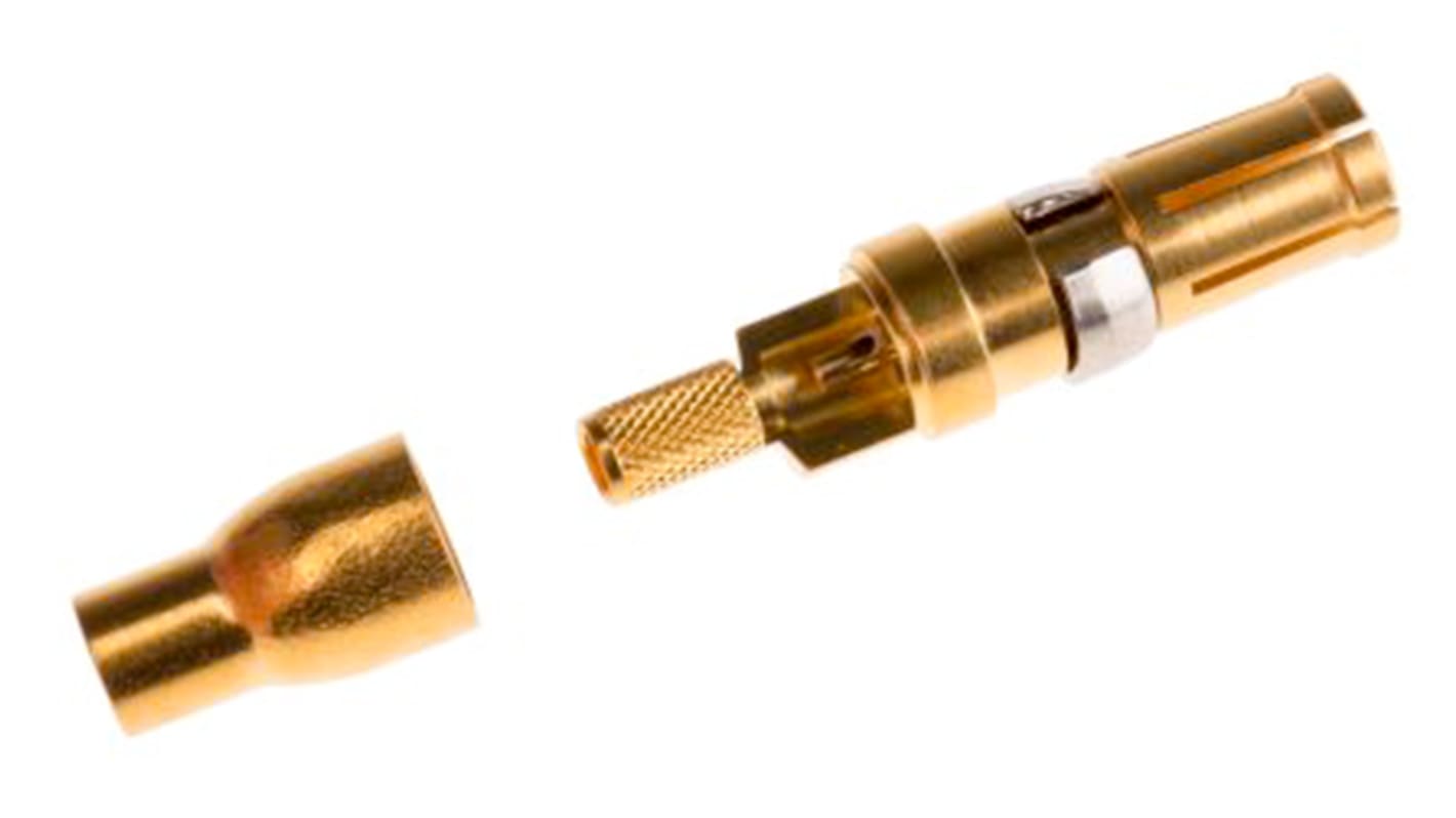 FCT from Molex, 173112 Series, Female Solder D-Sub Connector Coaxial Contact, Gold over Nickel Coaxial, RG179 B/U