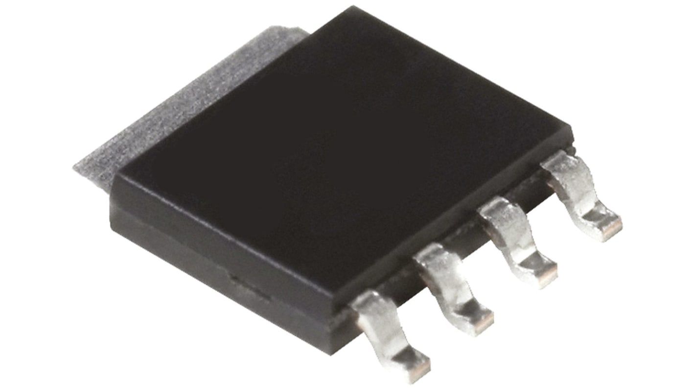 MOSFET, 1 elem/chip, 30 A, 80 V, 4+Tab-tüskés, LFPAK Egyszeres Si