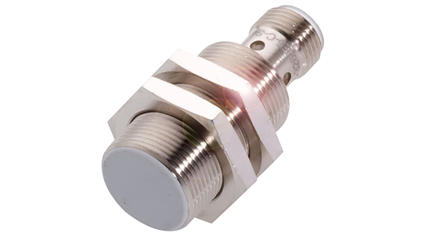 Sensor de proximidad BALLUFF, M18 x 1, alcance 8 mm, salida PNP, 10 → 30 V dc, IP67, 200Hz