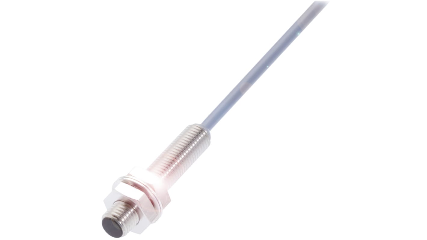 BALLUFF Inductive Barrel-Style Proximity Sensor, M8 x 1, 2 mm Detection, 10 → 36 V dc, IP66, IP67