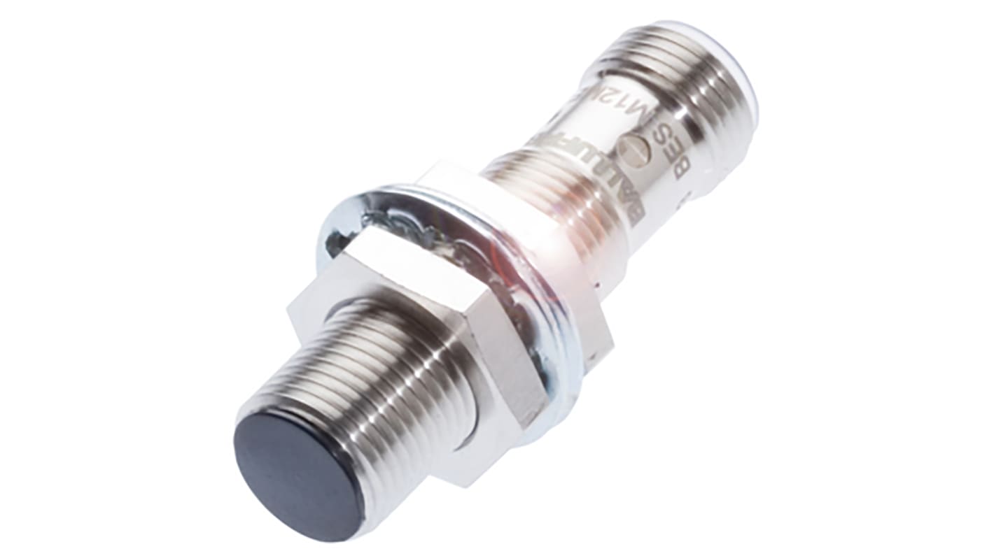 BALLUFF Inductive Barrel-Style Proximity Sensor, M8 x 1, 2 mm Detection, PNP Output, 10 → 30 V dc, IP67