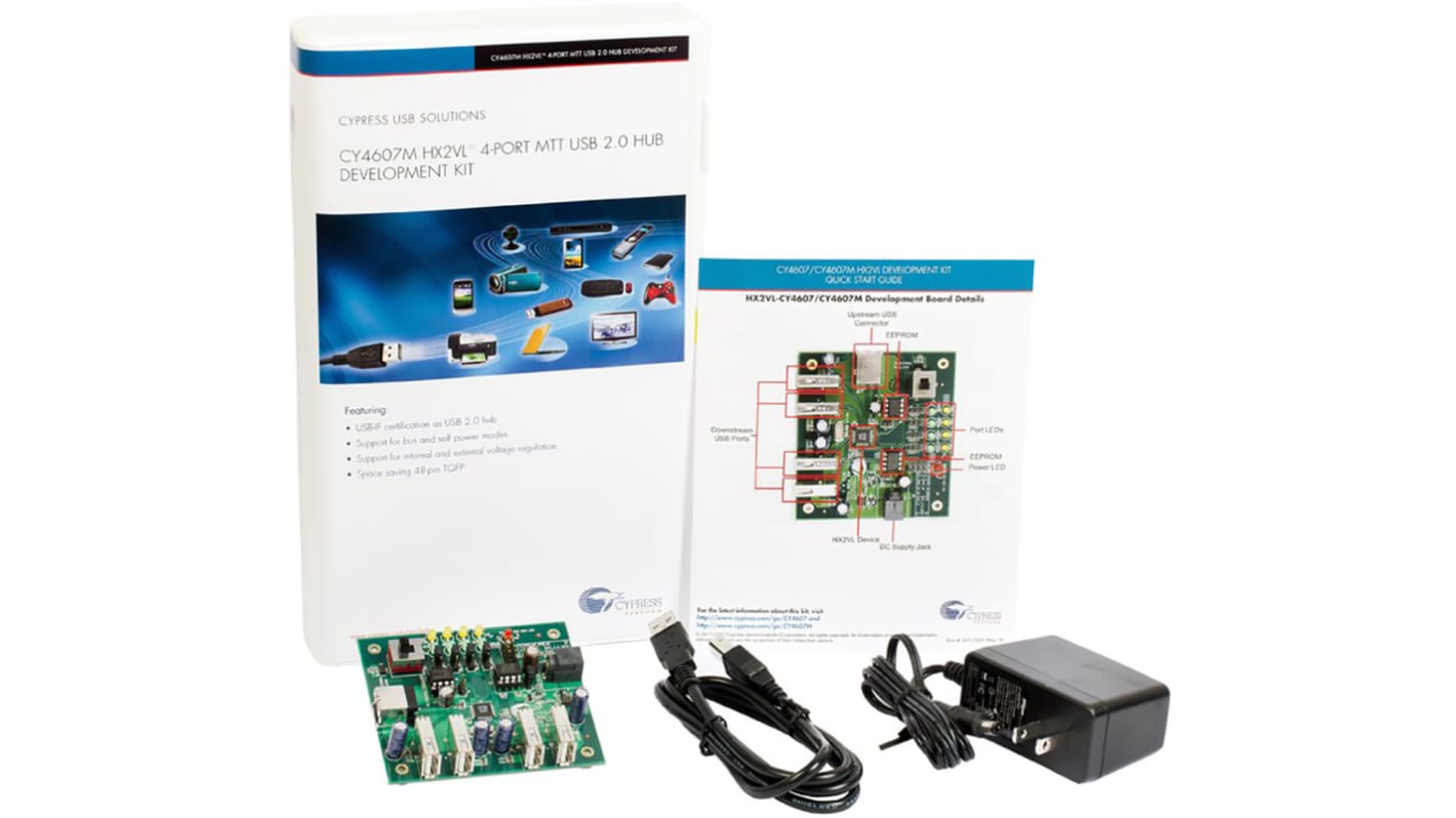 Infineon 4-Port HUB Multi-TT Development Kit CY4607M