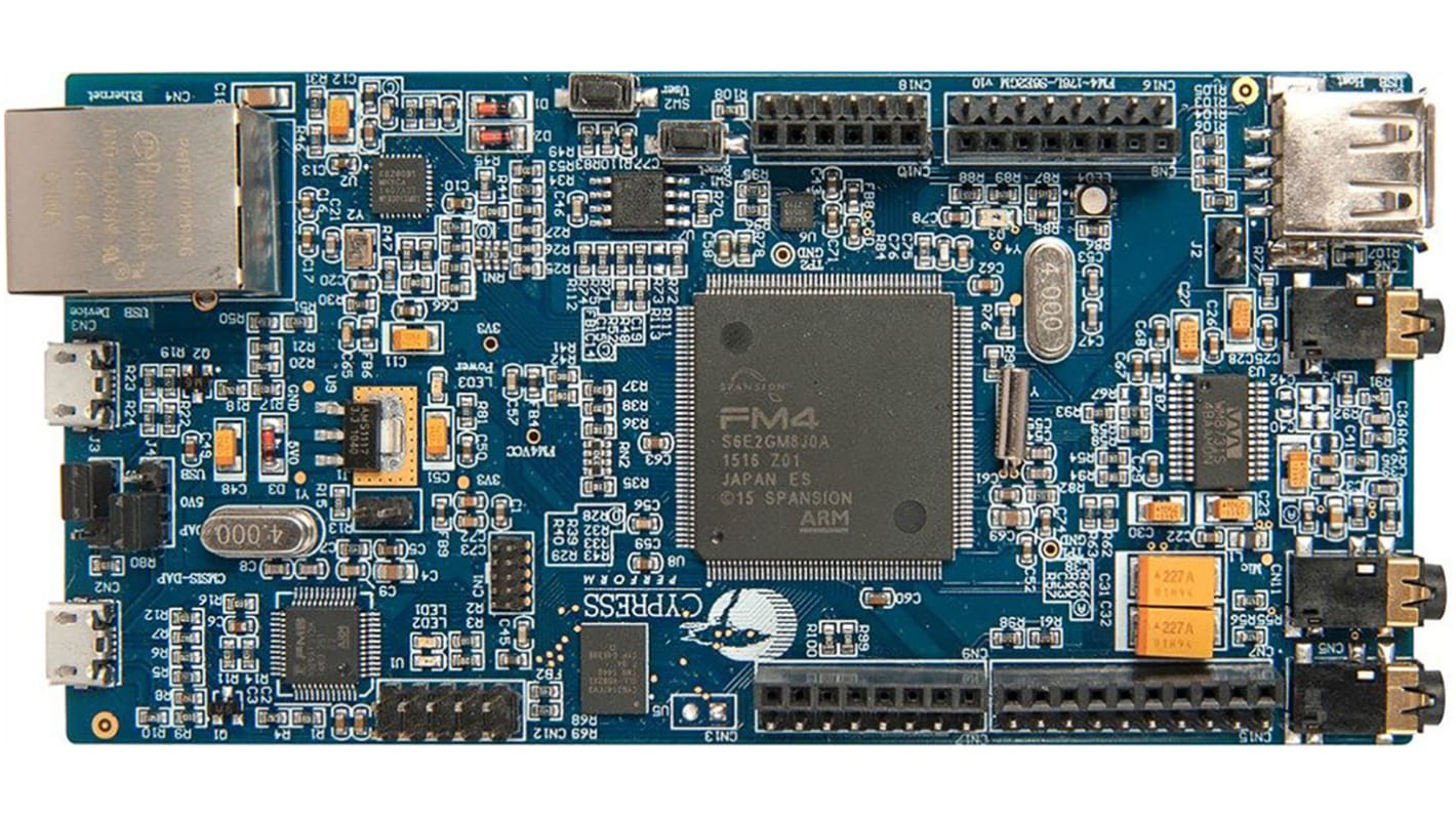 Placa de desarrollo Pioneer de Infineon, con núcleo ARM Cortex M4