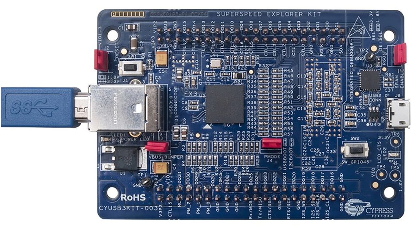 Module de développement de communication et sans fil Infineon FX3 SuperSpeed