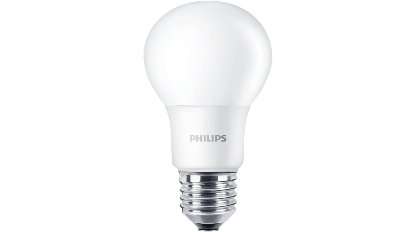 Ampoule à LED E27 Philips, 8 W, 806 lm, 2700K, Blanc chaud