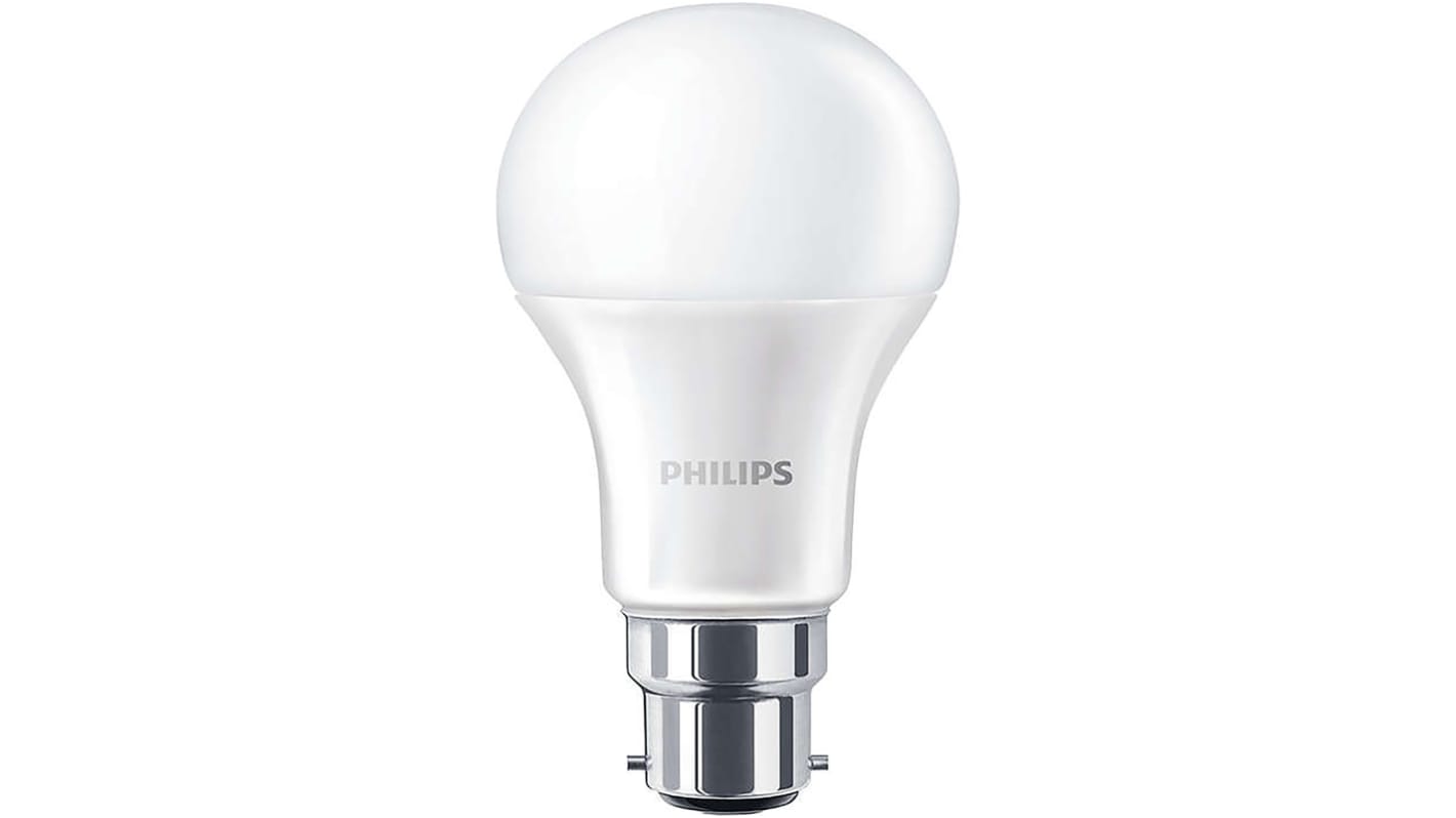 Philips CorePro, LED, LED-Lampe, Kolbenform, F, 11 W / 230V, 1055 lm, B22 Sockel, 2700K warmweiß