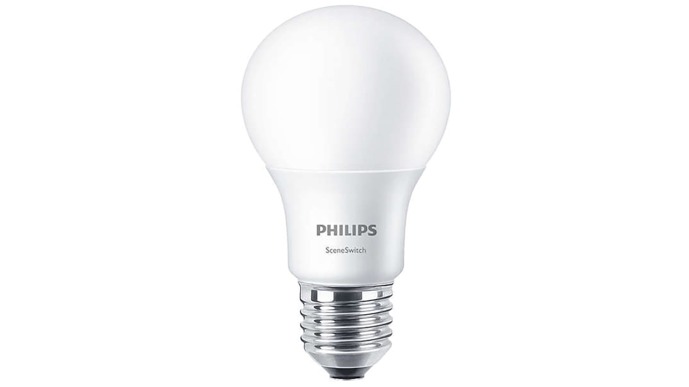 Lampada LED Philips con base E27, 240 V, 2 W, 5 W, 8 W, 806 / 320 / 80 lm, col. Bianco caldo