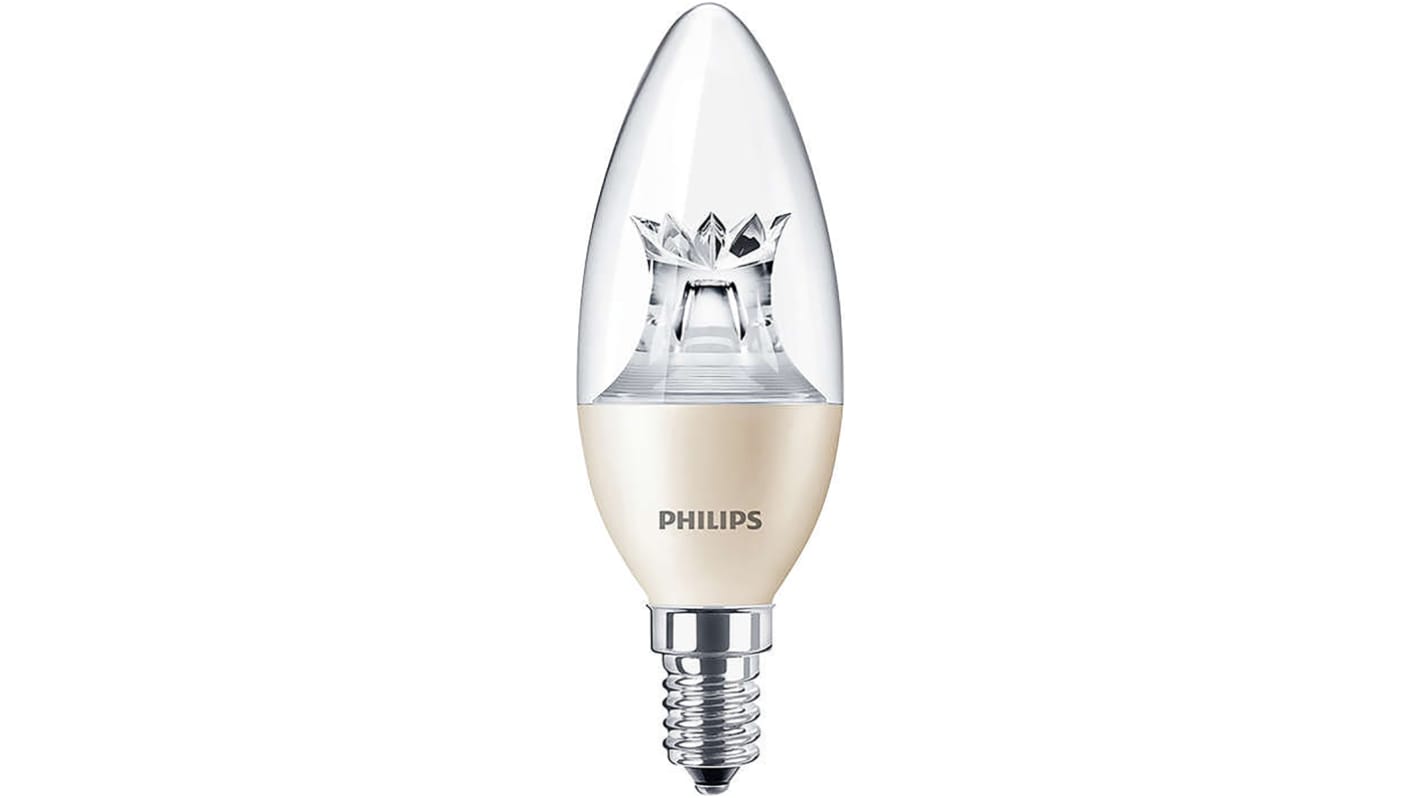 Philips MASTER E14 GLS LED Candle Bulb 8 W(60W), 2700K, Warm White, Candle shape