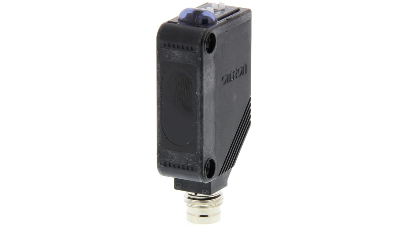 Fotocélula rectangular Omron, Sistema Difuso, alcance 1 m, salida PNP, Conector de M8 4 clavijas, IP67 IO-Link